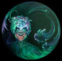 Painting by Wanda Riske