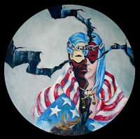 Painting by Wanda Riske