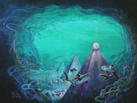 Painting by Wanda Riske