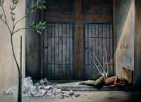 Painting by Wanda Riske