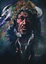 Painting by Wanda Riske