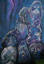 Painting by Wanda Riske