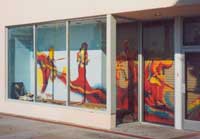 Painting by Wanda Riske