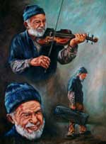 Painting by Wanda Riske